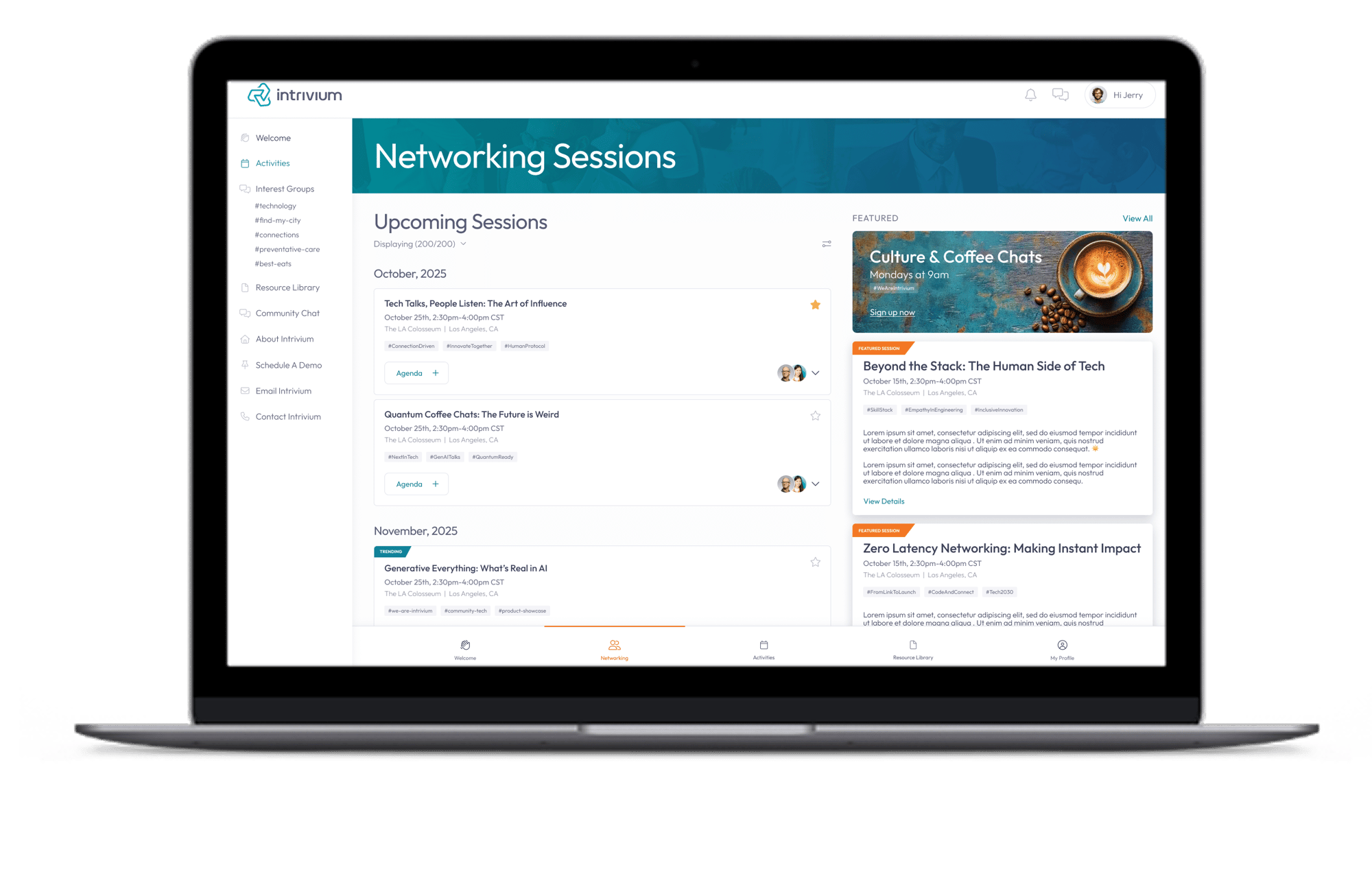 Community Sessions